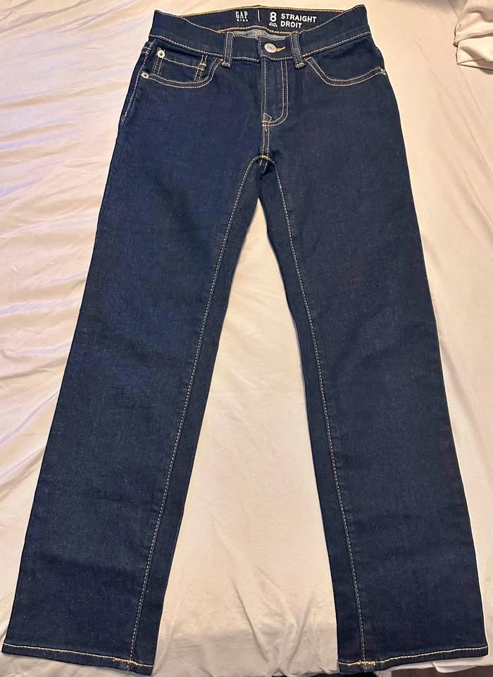 Boys Size 8 Slim Gap Jeans - Straight Leg