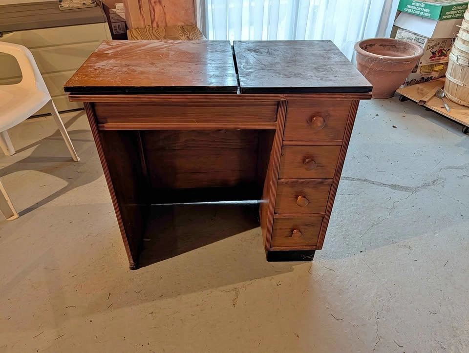 Antique Singer Sewing Cabinet