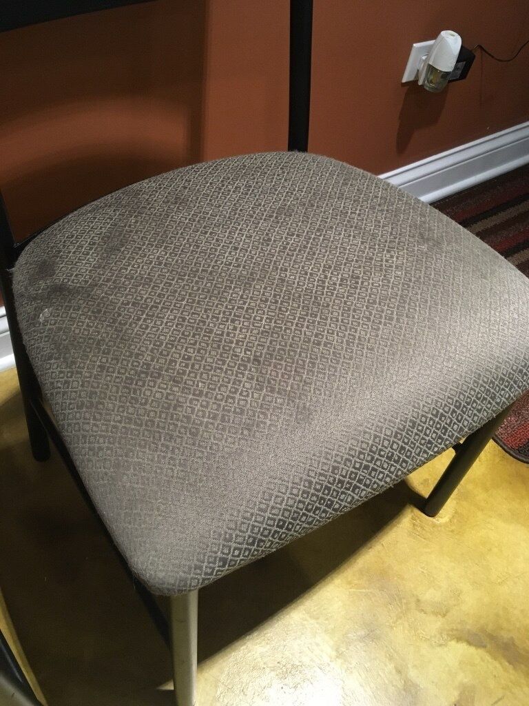 6 Dining Chairs - Amisco Brand - Sturdy Steel Frame - photo 3