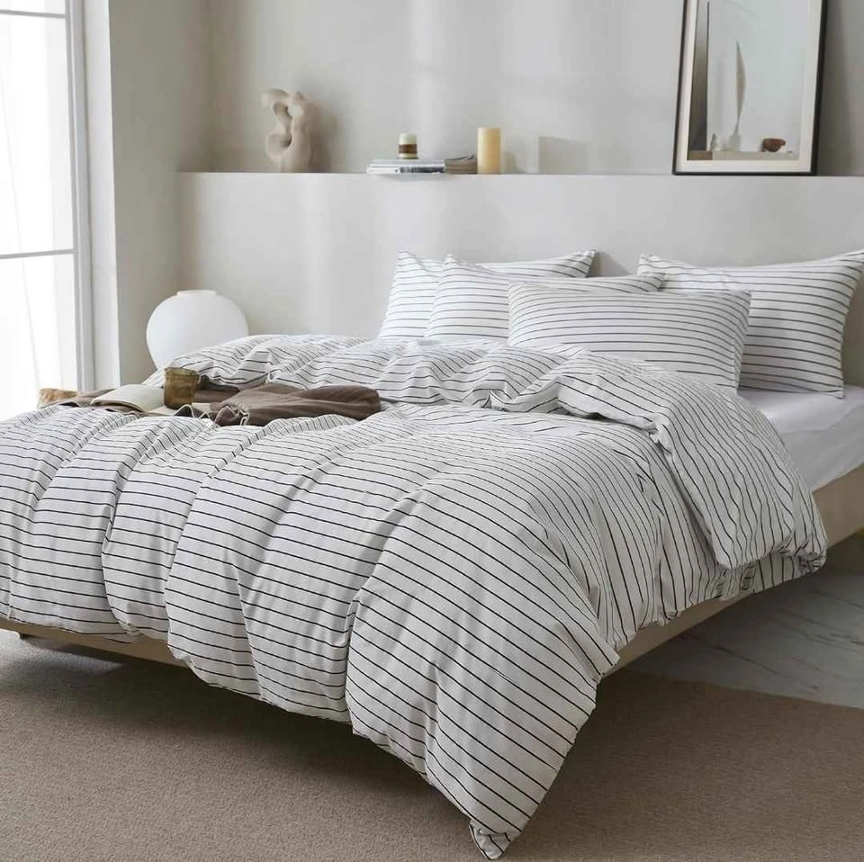 Full size Jellymone 100% Cotton 3 piece Duvet Cover set 80x90 in - photo 4