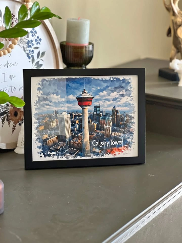 🇨🇦 Calgary Framed Art – Modern City Vibes for Your Space! 🖼️