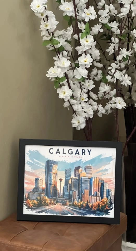 🇨🇦 Calgary Framed Art – Modern City Vibes for Your Space! 🖼️ - photo 3