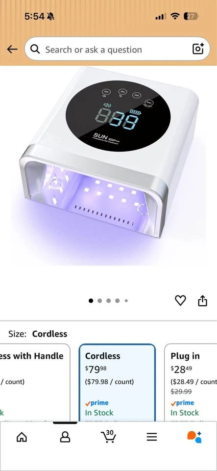 NAILGIRLS SUN X22 Plus UV LED Nail Lamp - photo 5