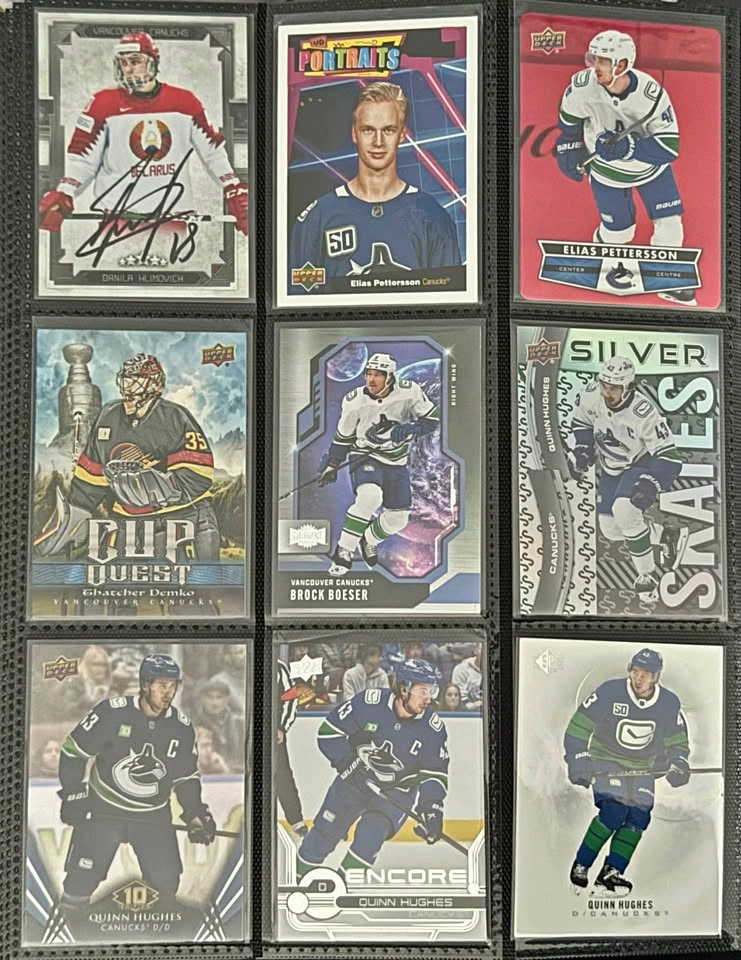 Vancouver Canucks Cards