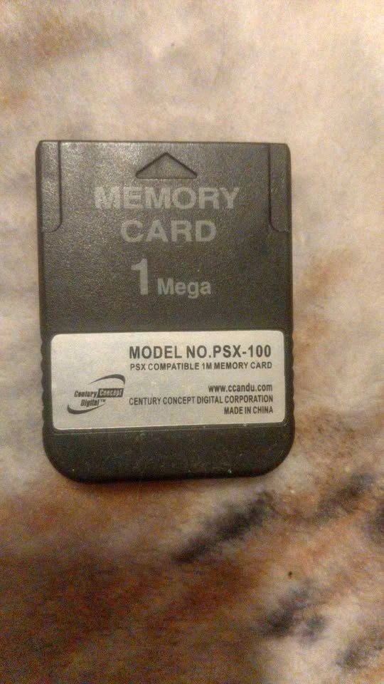 Century Concept Digital PSX-100 1MB Memory Card