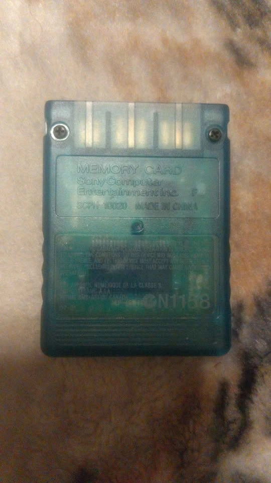 PlayStation 8MB Memory Card MagicGate blue - photo 2