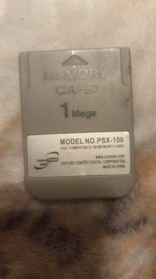 Century Concept Digital PSX 1 Mega Memory Card - photo 2