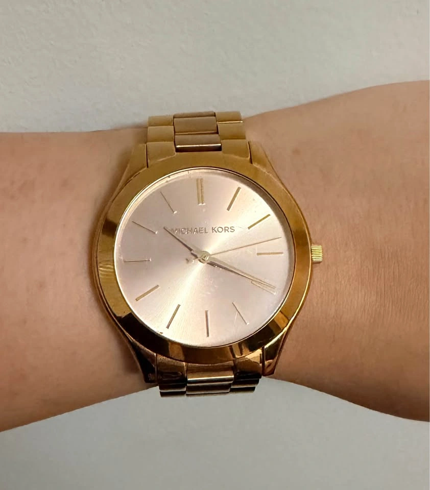 Michael Kors Gold-Tone Slim Runway Watch - photo 2