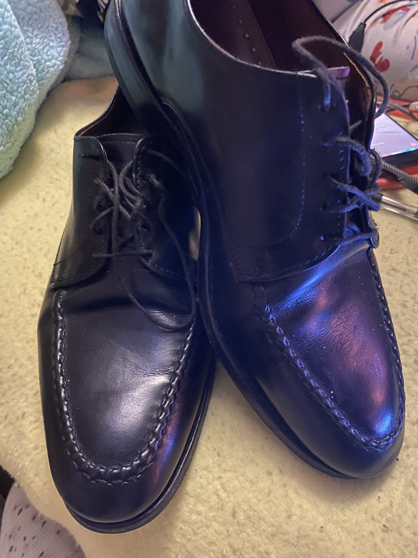 Allen Edmonds Powell Black Leather Oxford Shoes Size 8.5 - photo 3