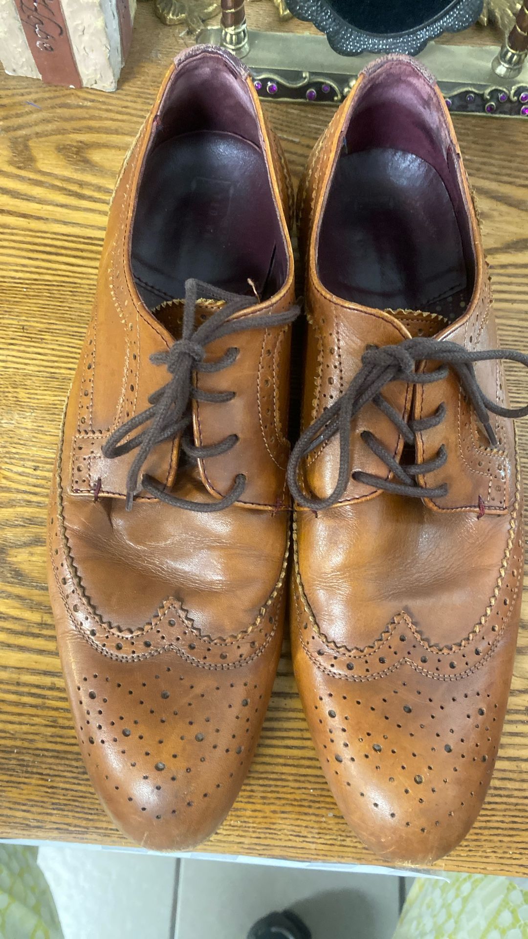 Men’s Ted Baker Shoes Brown Leather Brogue - photo 5