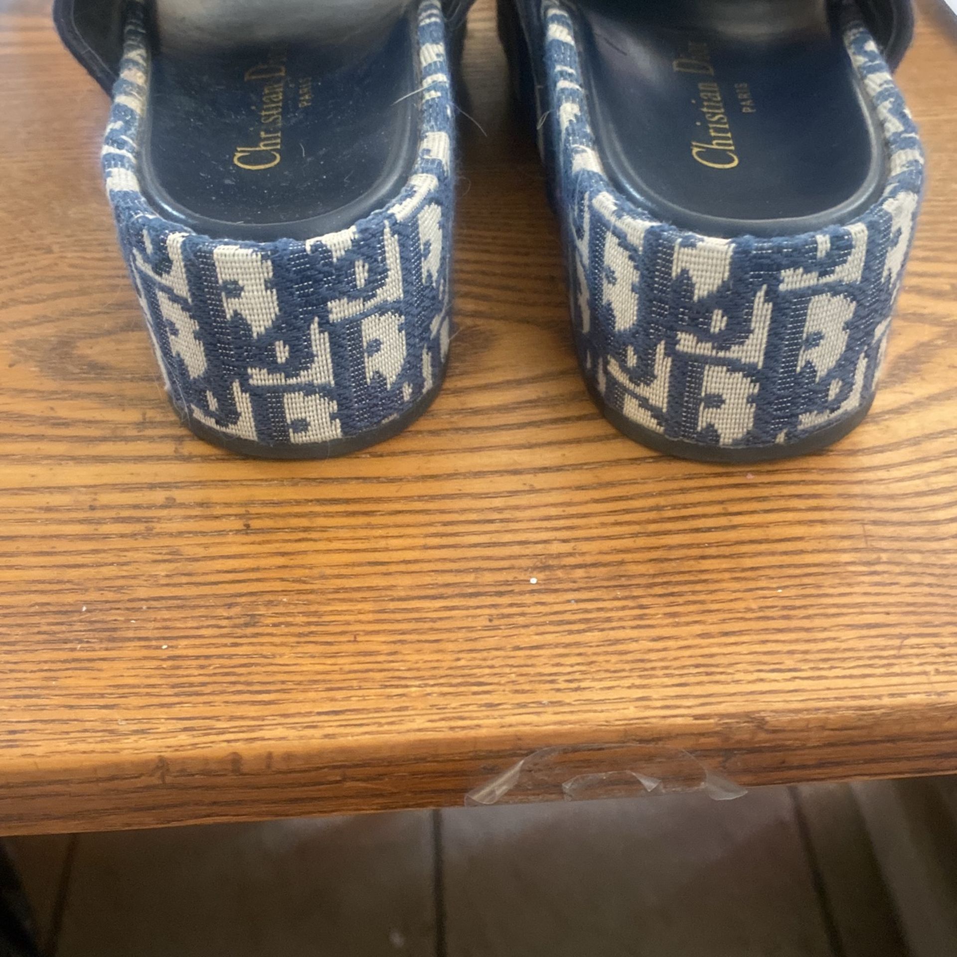 Christian Dior Slip In Sandals Shoes Size 8 - photo 4