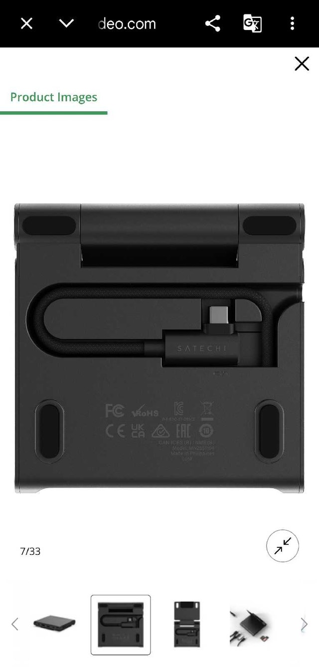 2026 Satechi OntheGo Foldable Stand Hub - 4K HDMI, USB-C PD - photo 4