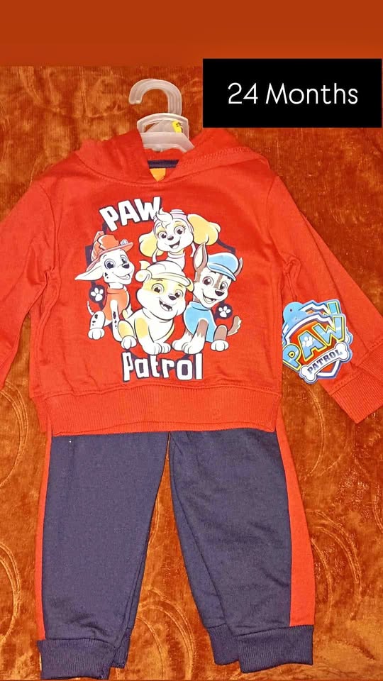Boys Paw Patrol Sweatsuit $5