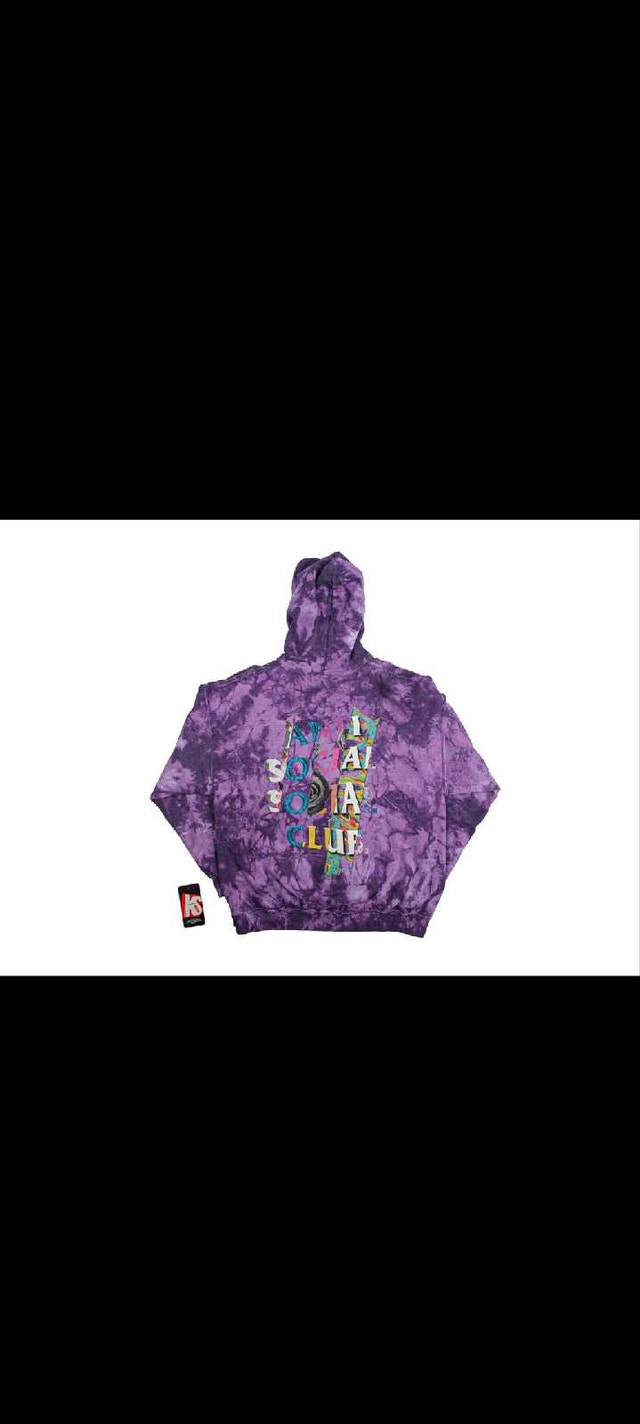 ASSC Dissociative Purple Tie-Dye Hoodie (2XL) - photo 2