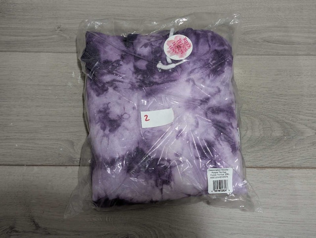 ASSC Dissociative Purple Tie-Dye Hoodie (2XL) - photo 4