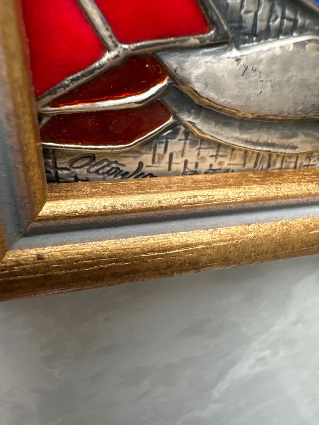 Ottaviani 925 Silver Madonna Quadro 1970s - photo 2