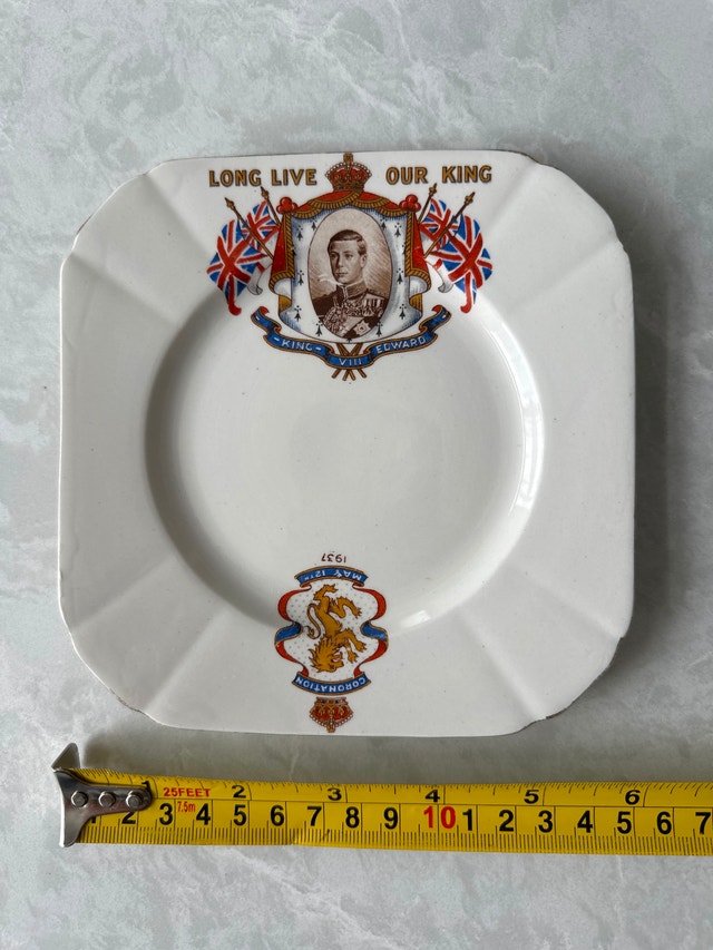 King Edward VIII British Royal Commemorative Plate - photo 4
