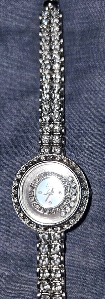 NEW Ivana Couture Crystal Silver Watch for Women