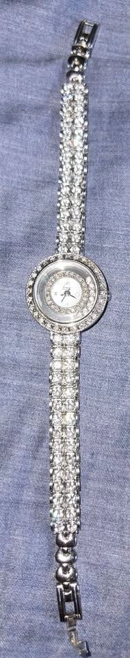 NEW Ivana Couture Crystal Silver Watch for Women - photo 3