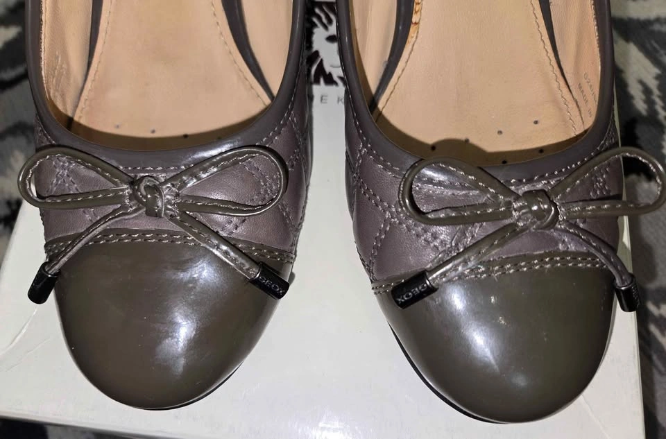 GEOX Respira Women's Italian Patent Leather Shoes Size 8.5 / 38. - photo 4