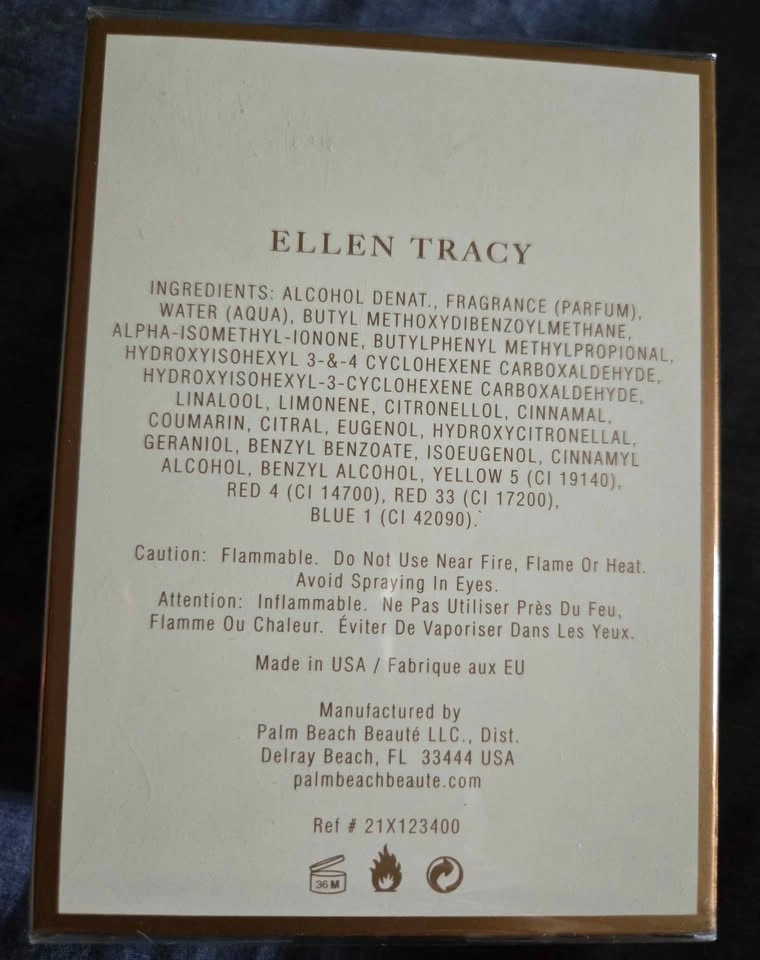 NEW in Box, Ellen Tracy Eau de Parfum 100ML - photo 2