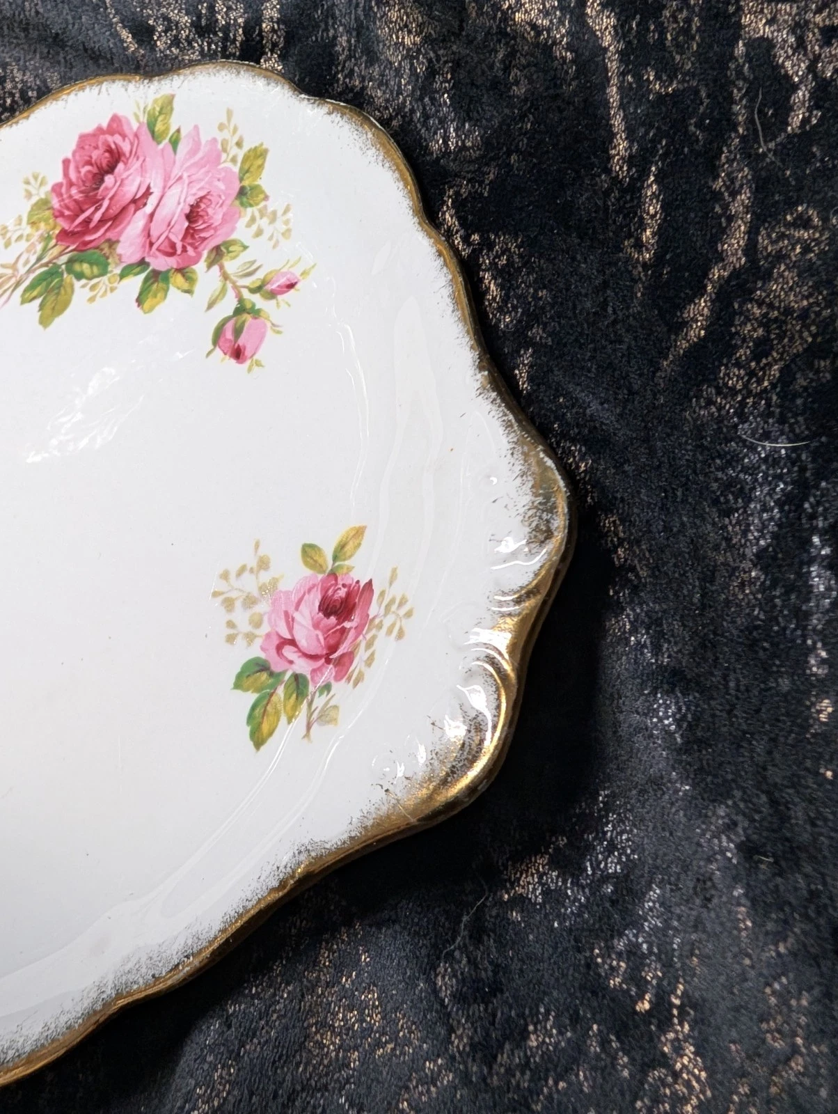 Royal Albert American Beauty Cake Platter 10.5" Bone China - photo 4