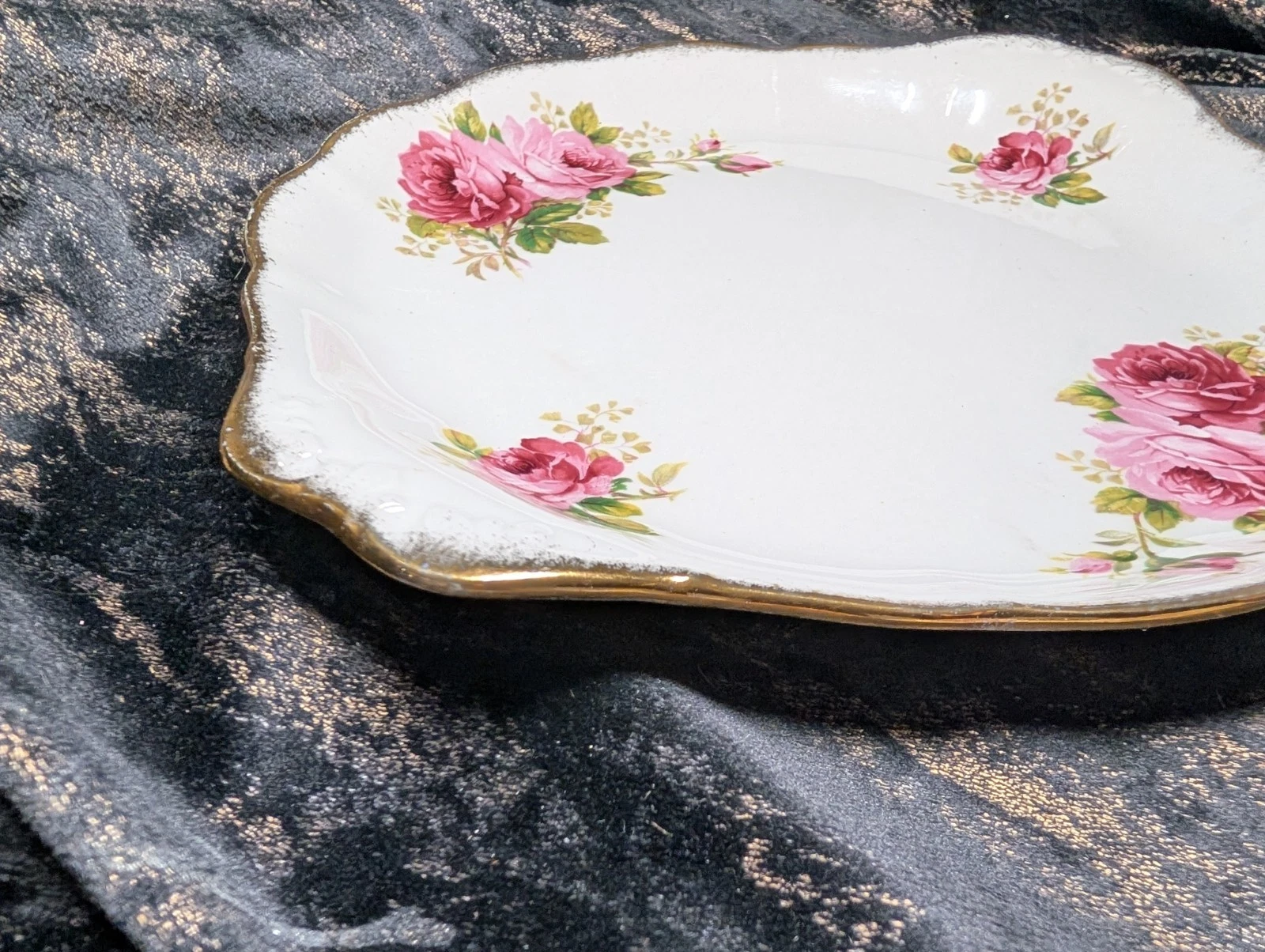 Royal Albert American Beauty Cake Platter 10.5" Bone China - photo 5