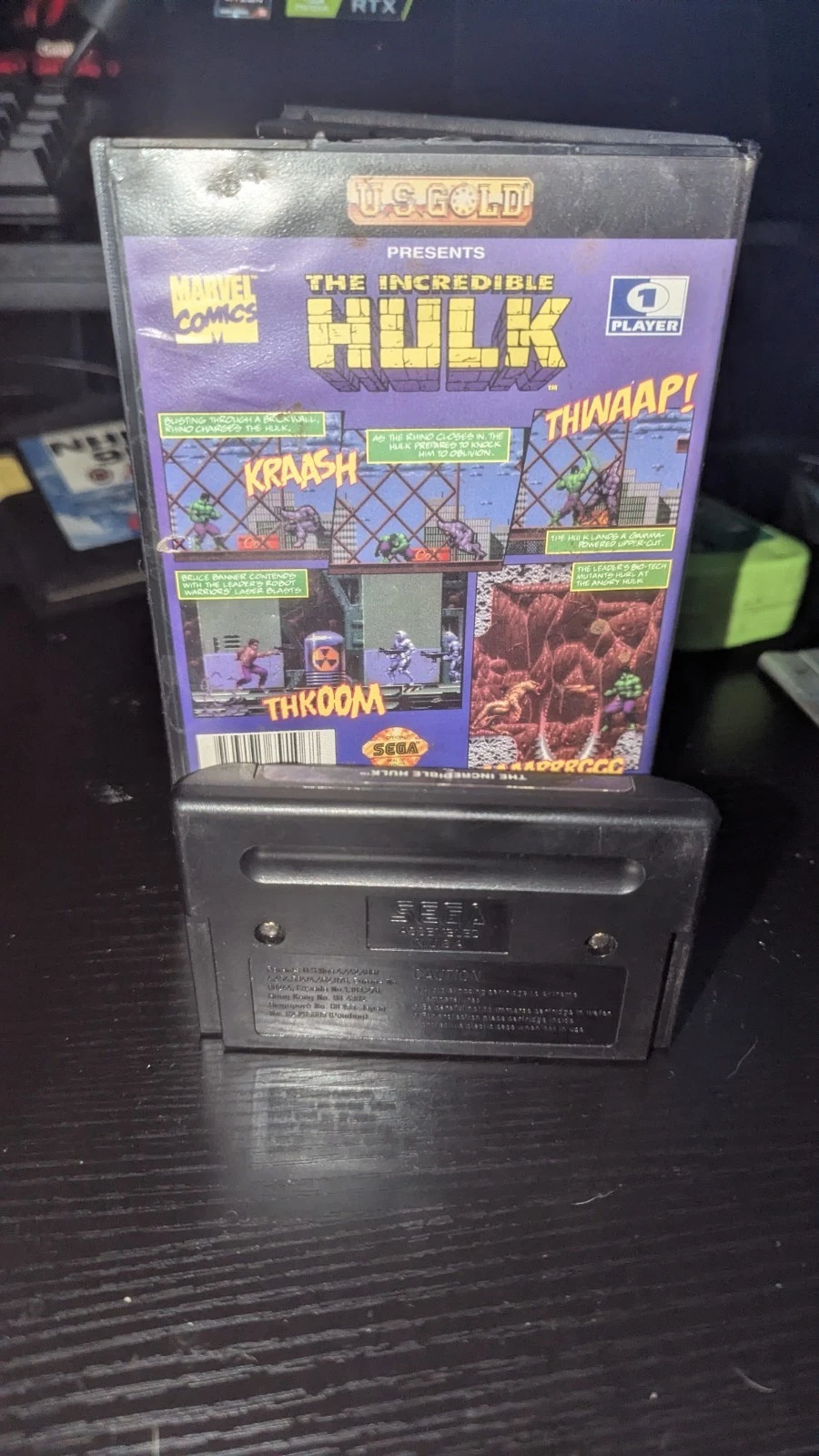 The Incredible Hulk (Sega Genesis, 1994) WITH BOX NO MANUAL - photo 3