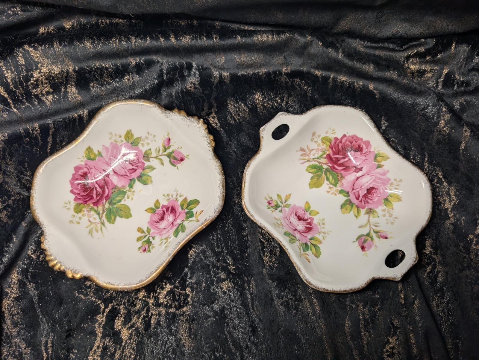Royal Albert American Beauty Candy Dish Bone China England - photo 3