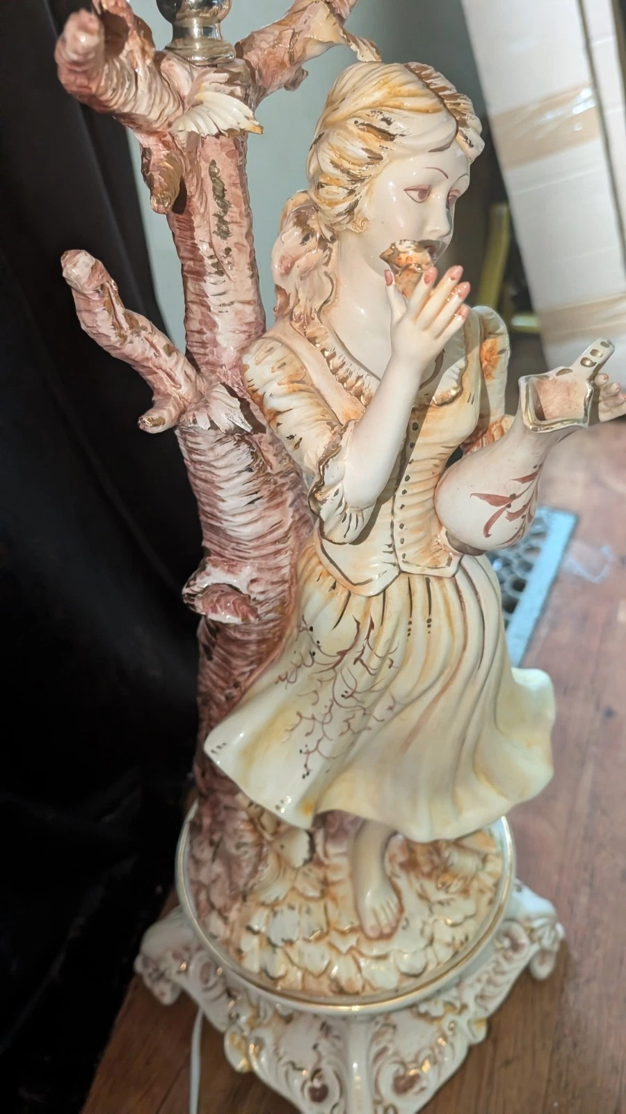 1964 AZZOLIN BROTHERS Italian Capodimonte Lamps (Set of 2) - photo 5
