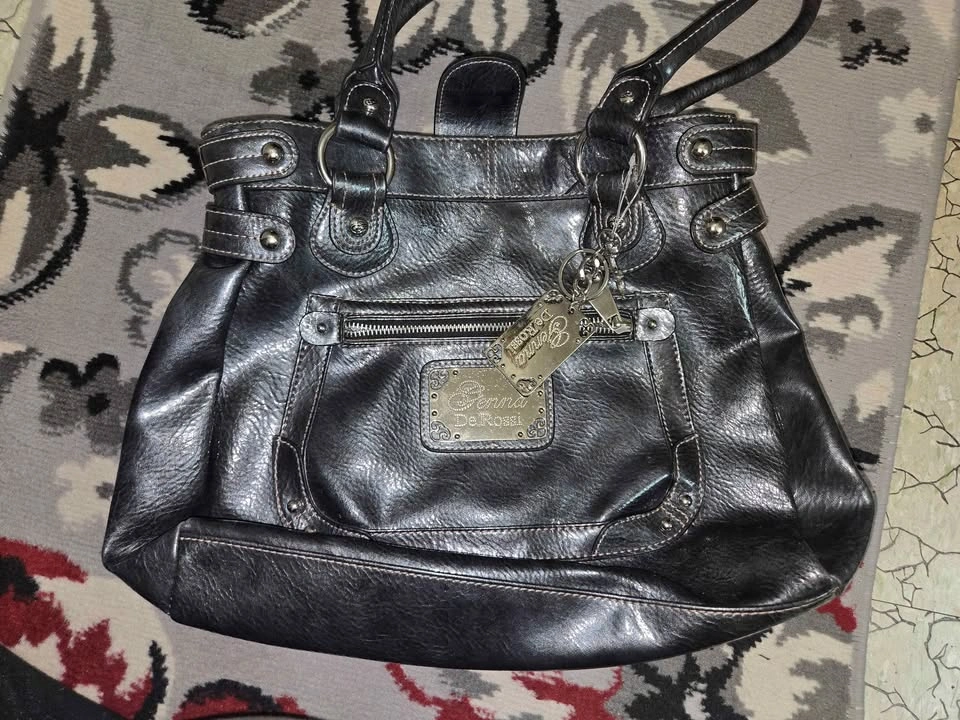 NEW Women's Genna De Rossi Silver/Grey Purse - photo 2