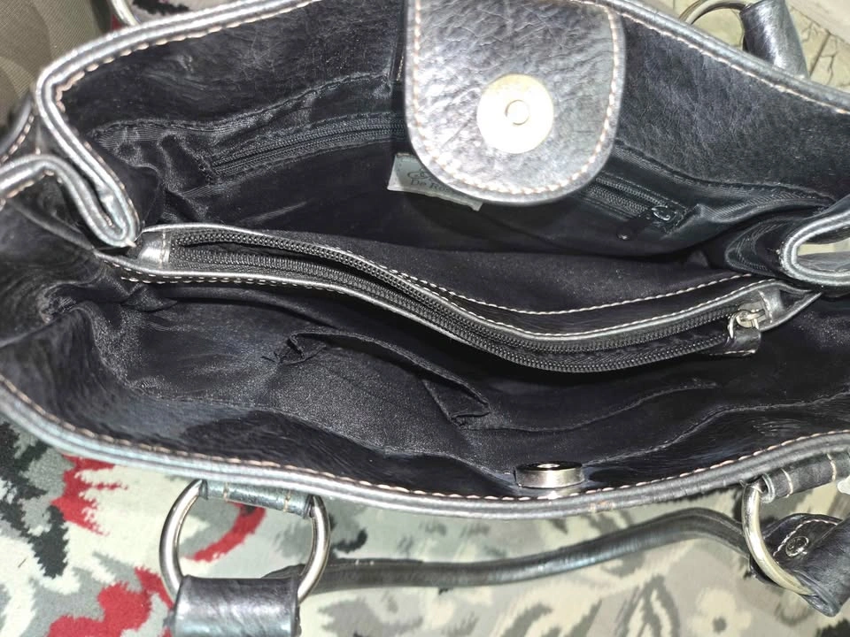 NEW Women's Genna De Rossi Silver/Grey Purse - photo 3