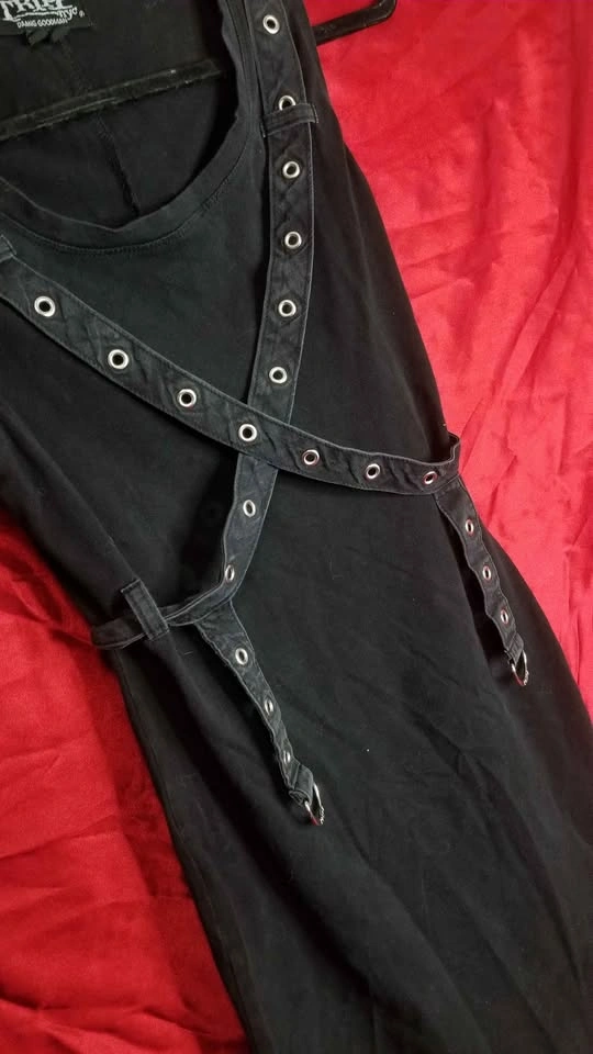 Tripp NYC Black Eyelet Strap Bondage Dress - photo 2