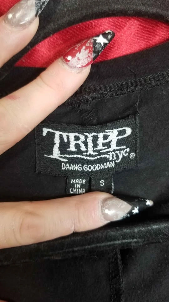 Tripp NYC Black Eyelet Strap Bondage Dress - photo 3