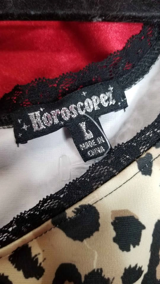Vintage Horoscopez Leopard Cheetah Print Mini Dress - photo 3