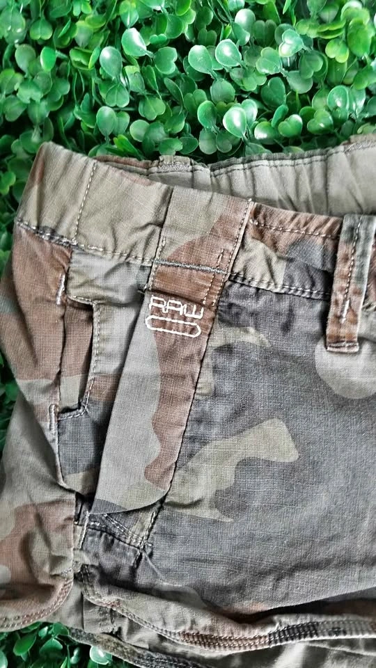 Womens G-Star Raw Camo Shorts Size 26