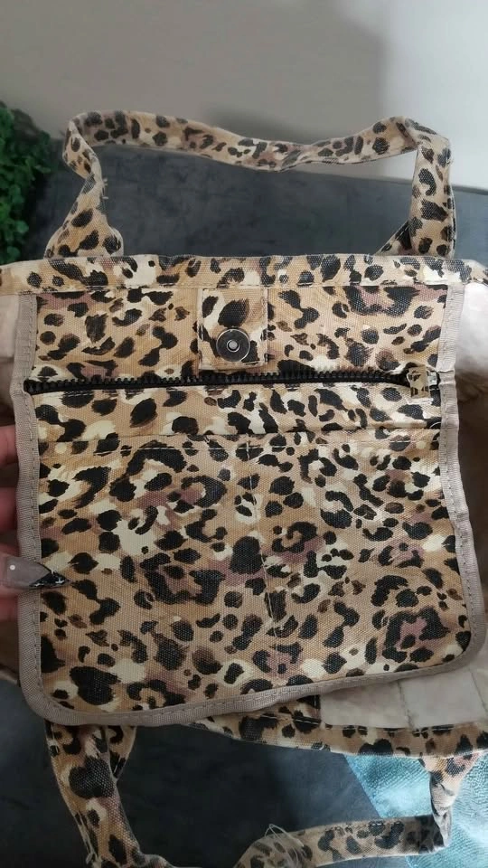 Leopard Print "Wild & Free" Tote/Beach Bag - photo 4