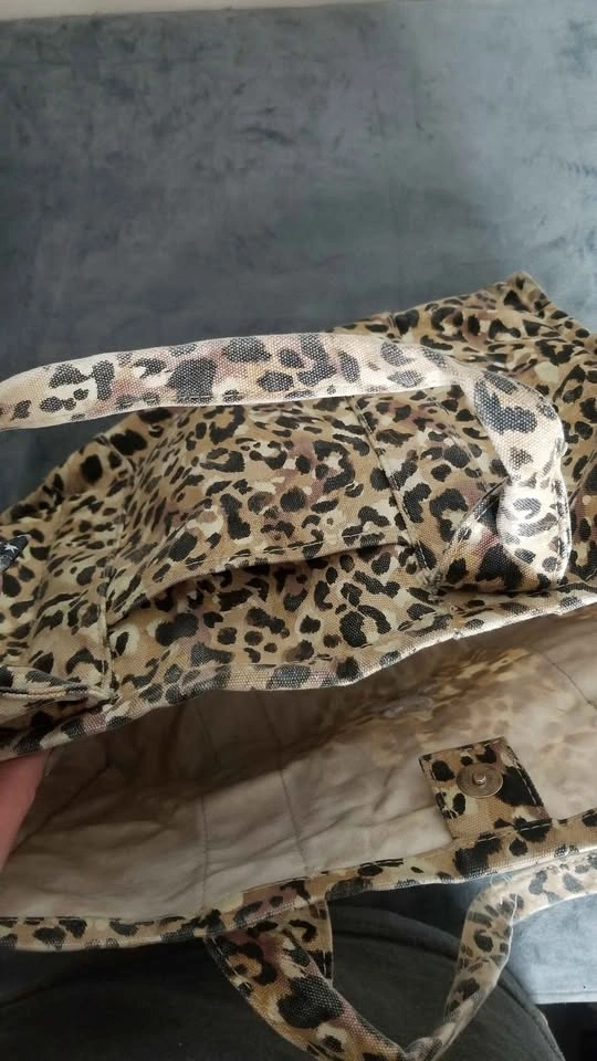 Leopard Print "Wild & Free" Tote/Beach Bag - photo 5