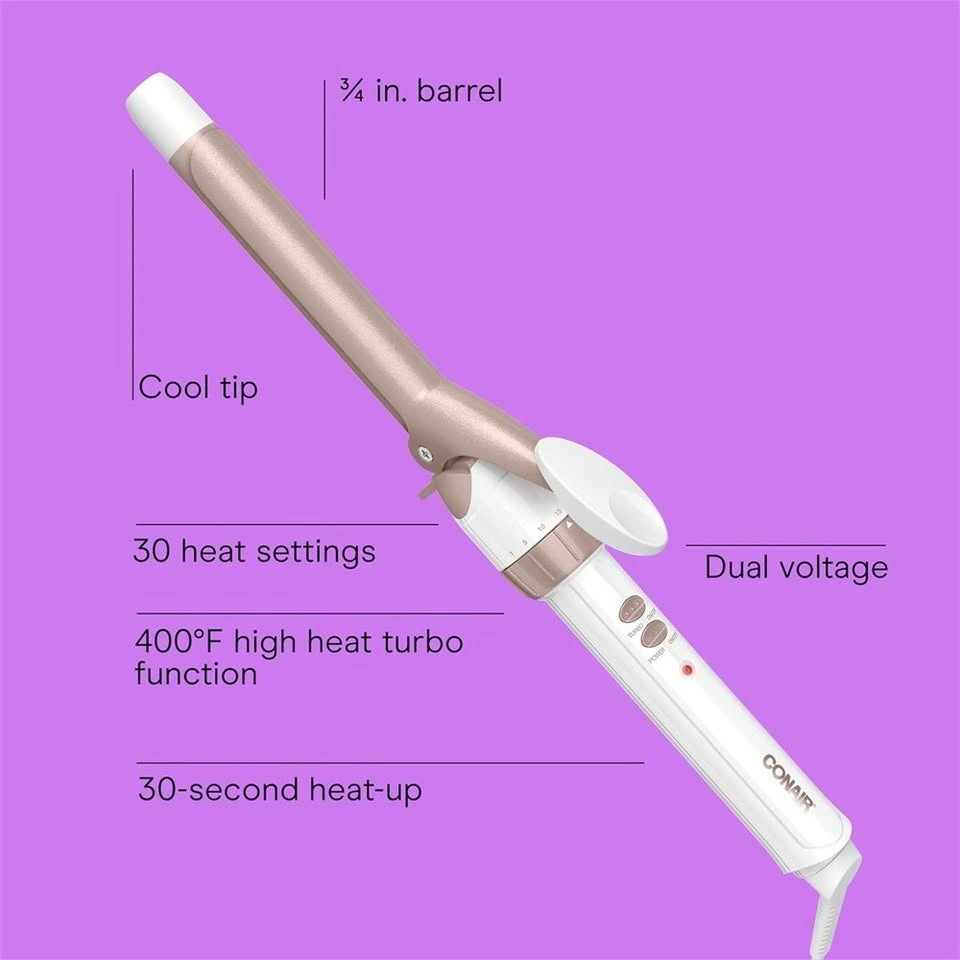 Conair Double Ceramic Curling Iron 1 1/2" - photo 2