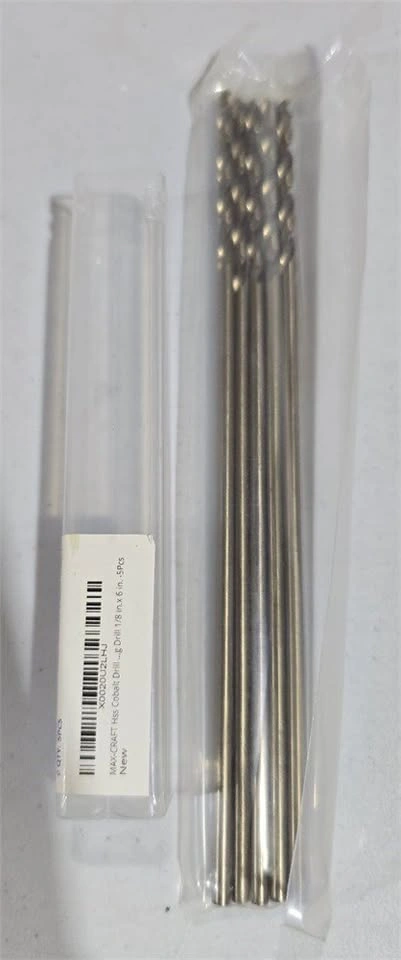Hss Cobalt Drill Bit Set 1/8 in. x 6 in. Aircraft Extension - photo 4