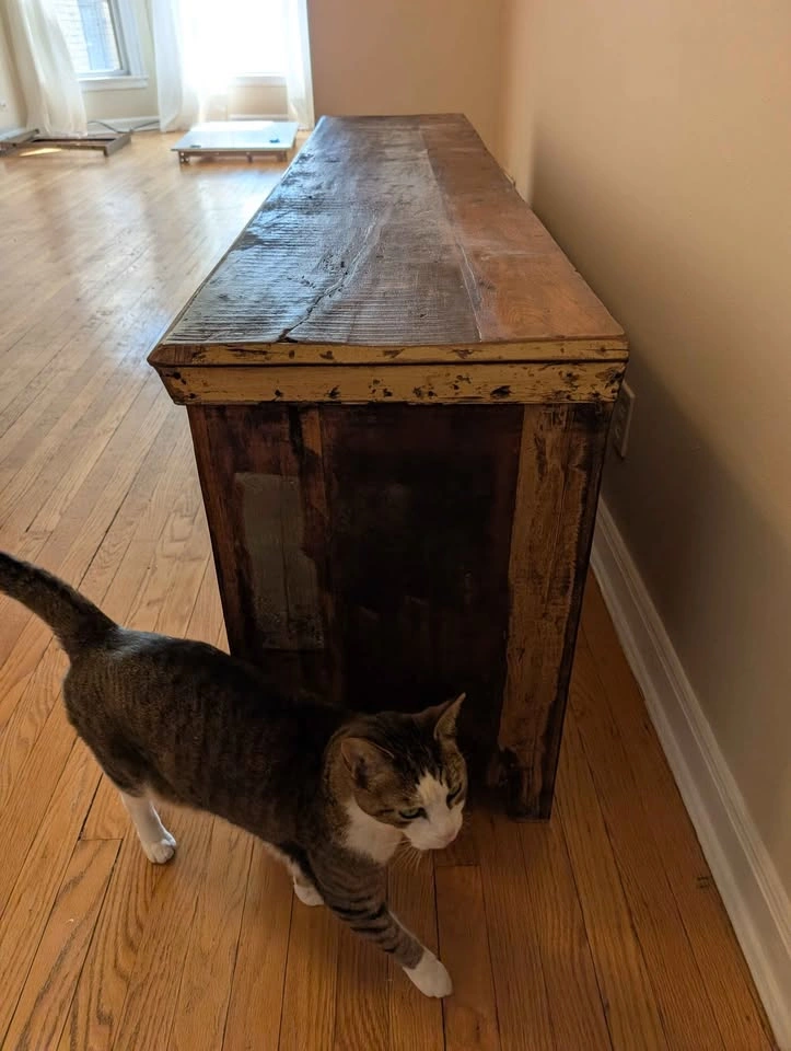 Solid Reclaimed Wood Media Console / TV Stand - photo 2