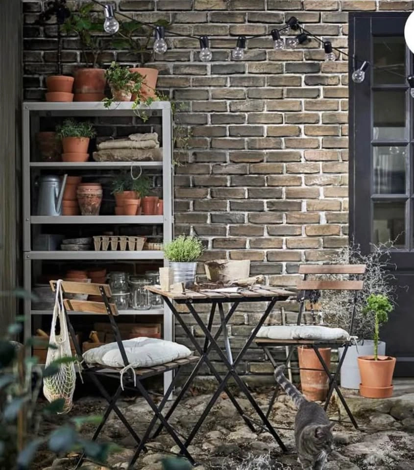 IKEA Patio Table, Compact, Collapsible Wood - photo 2