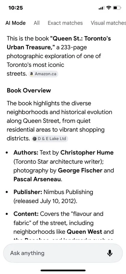 BOOK QUEEN ST WEST hardcover TORONTO historical archival enterta - photo 4