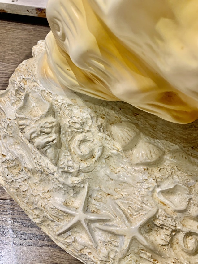Sea Shell BEACH BOHO table beach boho retro vintage - photo 5