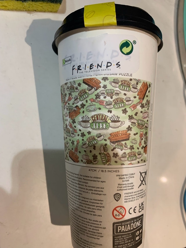 Friends TV Central Perk Coffee Cup Puzzle