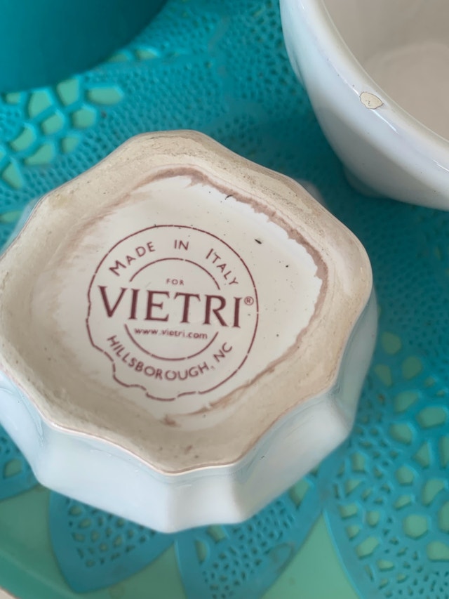 VIETRI Tea, Coffee Cups, and Sugar Bowl - photo 4