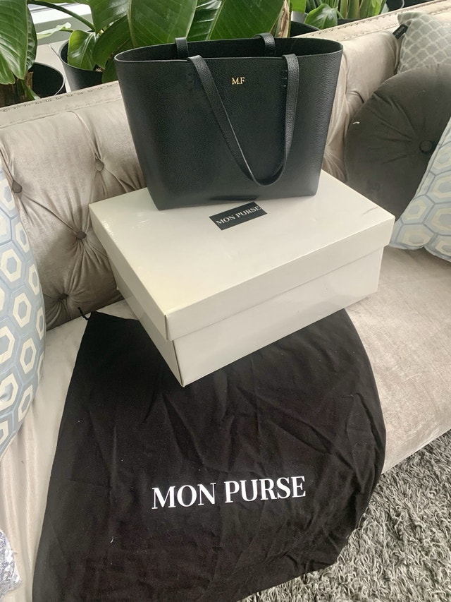 PURSE TOTE MON PURSE designer quality leather black - photo 3