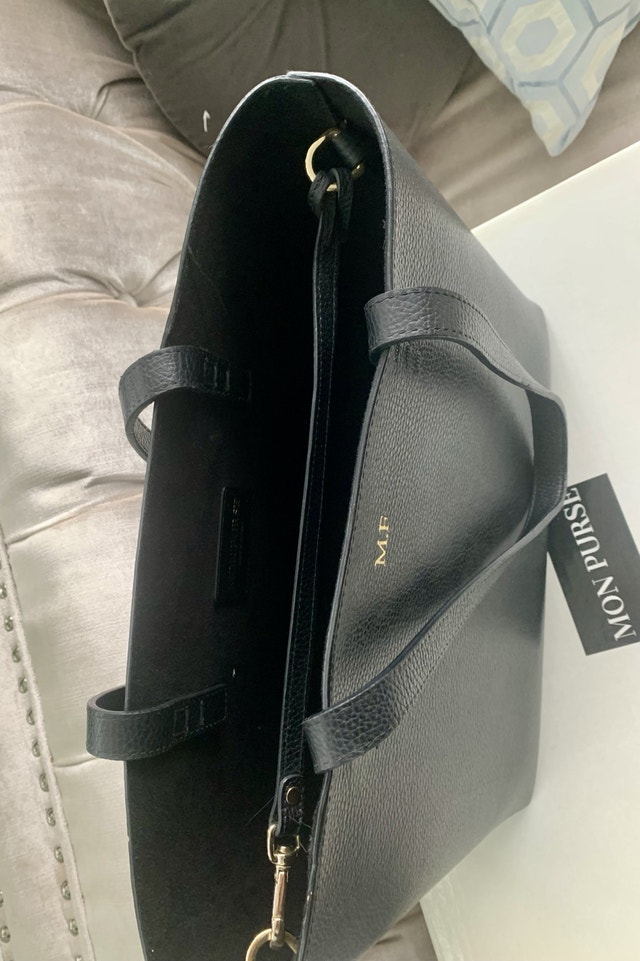 PURSE TOTE MON PURSE designer quality leather black - photo 5