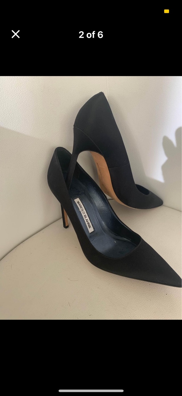 Manolo Blahnik HEELS SILK excellent condition 9 - photo 2