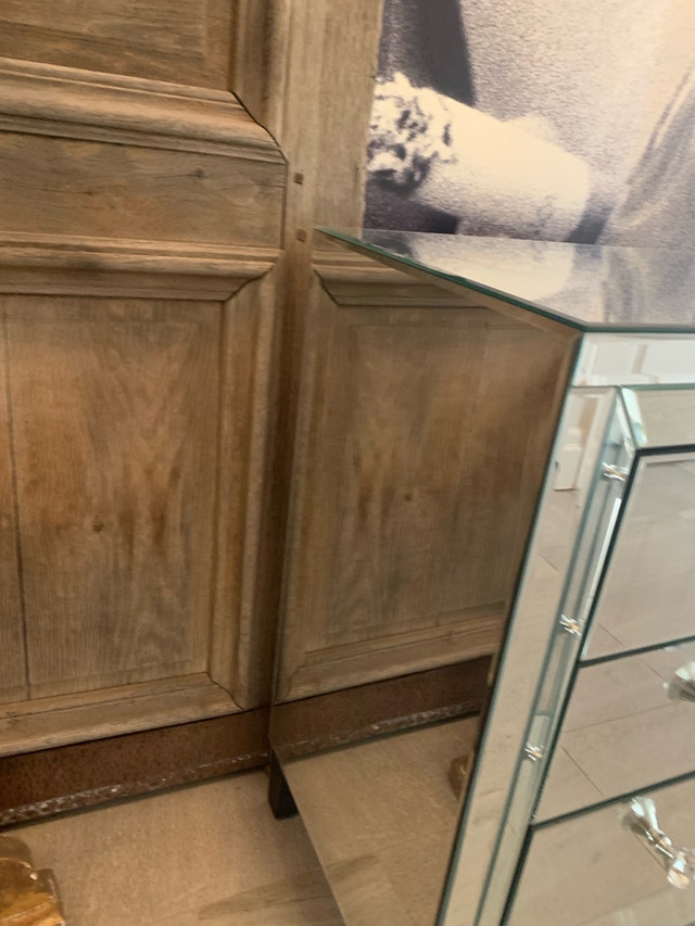 Mirrored Cabinet 3 Drawer Dresser Full Size - photo 4